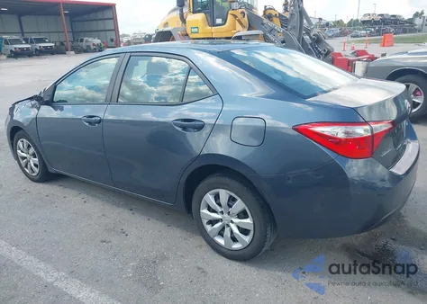 2014 Toyota Corolla Le from USA, damaged, VIN 2T1BURHE5EC170885